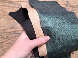 3 peaux uniques - Saumon - F - Cuir en Stock