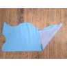 Peau de cuir de veau swift lisse - bleu ciel - maroquinerie - cuir en stock