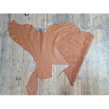 Demi-peau de cuir de veau - camel - maroquinerie - ameublement - Cuirenstock