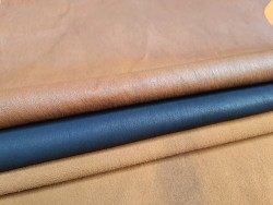 Lot de 3 peaux de cuir stretch - Diverses - Cuir en Stock