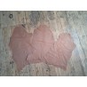 Lot de 3 peaux de cuir stretch - Brun rosé - Cuirenstock