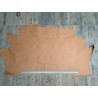 Bande de cuir de vachette lisse - miel - maroquinerie - Cuir en stock