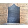 morceau rectangulaire 82x52 cm - noir- crocodile - cuir en stock