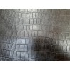Morceau unique 82x59 - N°4 - Crocodile - Noir - Cuir en Stock