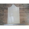 morceau rectangulaire 82x52 cm - crème - caïman - cuir en stock