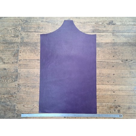 morceau - 82x59 - lézard - pullup - violet - cuir en stock