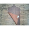 morceau rectangulaire 82x52 cm - effet écorce - bronze - cuirenstock