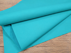 morceau rectangulaire 82x52 cm - nubuck - bleu vert - cuirenstock