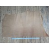Croûte de cuir de vache tannage végétal cirée brun vieilli