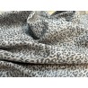Peau de veau velours façon léopard brun - Cuir en Stock