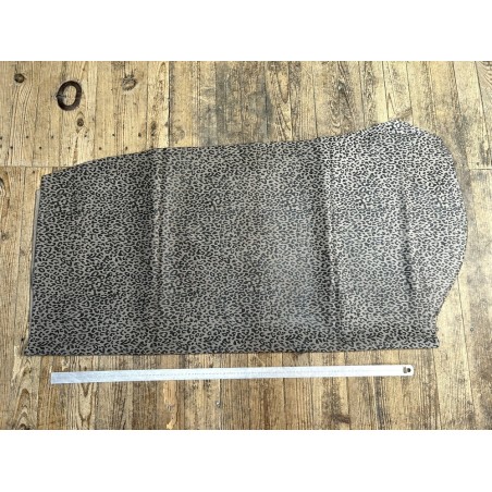 Peau de veau velours façon léopard brun - Cuir en Stock
