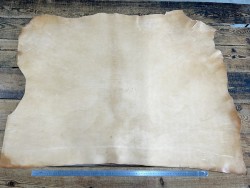 Collet de vache, cuir tannage végétal, choix écart N° C, Cuir en Stock