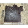 Bande de cuir de veau - effet croco - marron vieilli - maroquinerie - Cuirenstock