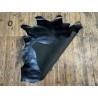 Peau de cuir de veau BOX lisse - tannage ferme - noir - Cuir en stock