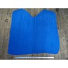 Grande peau de veau velours bleu azur - Cuir en Stock