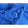 Grande peau de veau velours bleu azur - Cuir en Stock