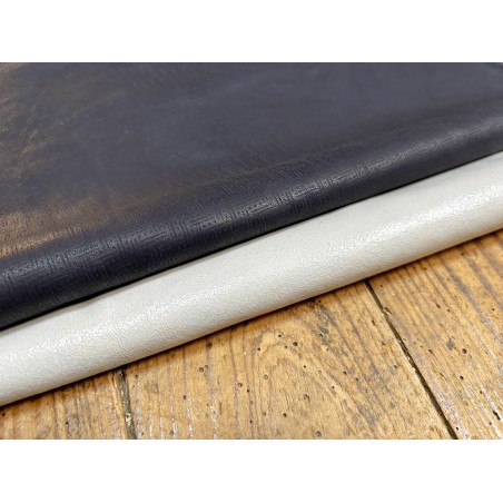 Lot de 2 peaux uniques - Cuir de chèvres -D- Cuir en Stock