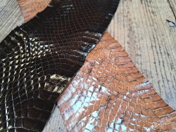 2 peaux de cuir de serpent - E - Cuir en Stock