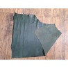Morceau de cuir de veau - Vert anglais - Cuirenstock