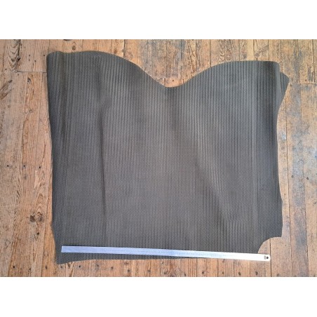 Peau de veau velours tressé - Kaki - cuir en stock
