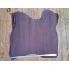 Peau de veau velours tressé - violet pâle - cuir en stock