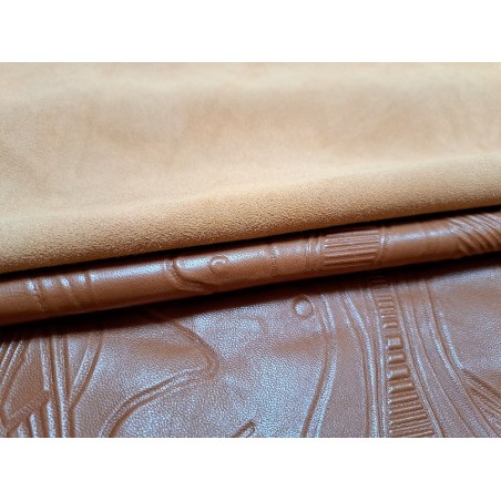 Lot de 2 peaux de cuir d'agneaux - Bonnes affaires