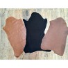 Lot de 3 peaux de cuir stretch - couleurs diverses - Cuir en Stock