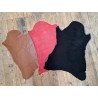 Lot de 3 peaux de cuir stretch - couleurs diverses - Cuir en Stock