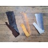 3 peaux uniques - Saumon - B - Cuir en Stock