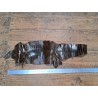 Morceau de cuir de crocodile - Brun kaki - Cuir en Stock