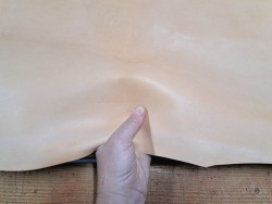 Collet de cuir de vache – Tannage végétal raide 2ᵉ choix