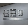 LOT de 3 boucles de ceinture - Nickelé - Bonne affaire