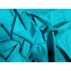 Peau de veau velours vert menthe - Maroquinerie - Cuir en Stock