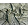 Peau de veau velours vert sapin - Maroquinerie - Cuir en Stock