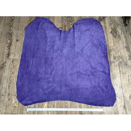 Peau de veau velours violette - Maroquinerie - Cuir en Stock