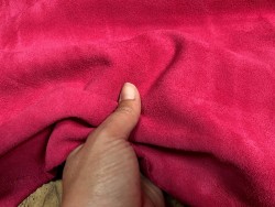Peau de veau velours rose fuchsia - Maroquinerie - Cuir en Stock