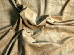 Peau de veau velours brun - Maroquinerie - Cuir en Stock
