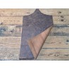Morceau unique 82x59 - N°11 - Effet vieilli - Marron - Cuir en Stock