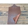 Morceau unique 82x59 - N°13 - Petits grains - Noisette - Cuir en Stock