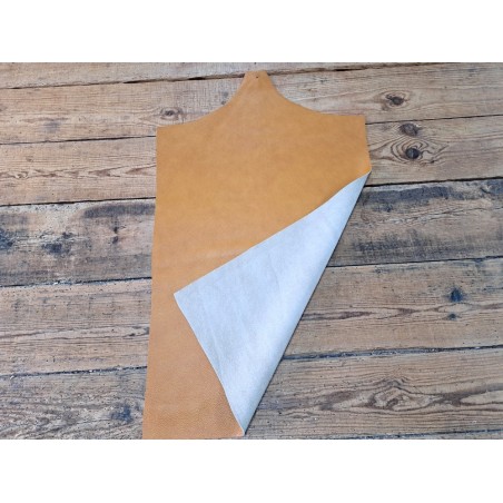 Morceau unique 82x59 - N°18 - Grains vachette - Brun orangé
