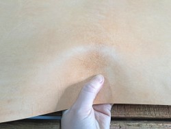 Collet de cuir de vache naturel – Végétal 2ᵉ choix