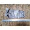Queue de crocodile - Gris mat - bijoux et accessoires - Cuir en Stock