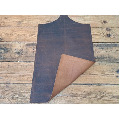 Morceau unique 82x59 - N°6 - Pullup - Brun - Cuir en Stock