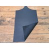 Morceau unique 82x59 - N°7 - Gros grains - Noir - Cuir en Stock