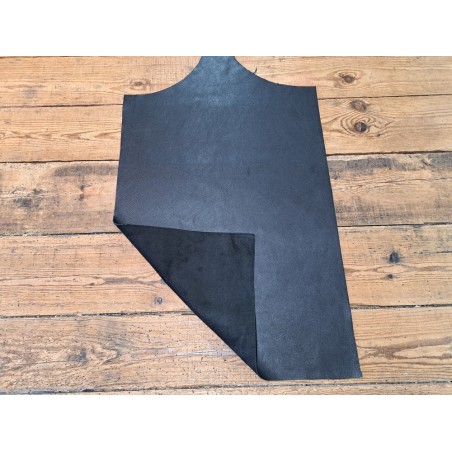 Morceau unique 82x59 - N°9 - Grainé - Noir - Cuir en Stock