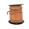 Lacet de cuir carré - 3 mm- Saumon - Cuir en Stock