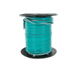 Lacet de cuir carré - 3 mm- Turquoise - Cuir en Stock