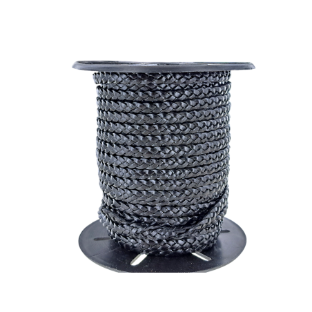 lacet tressé plat - 3x2mm - bijoux - maroquinerie - cuirenstock