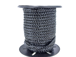 lacet tressé plat - 3x2mm - bijoux - maroquinerie - cuirenstock
