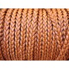 Lacet plat tressé - 5mm - Brun - Bijoux - Décoration - Cuirenstock